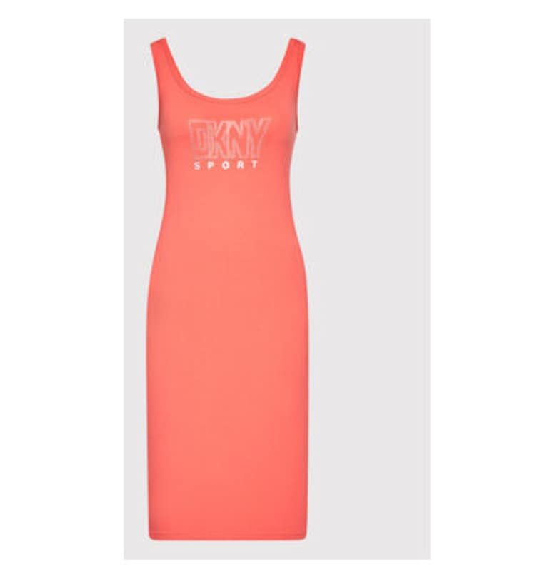 Дамска рокля -  300152027 - Памук - Розов - Розово dkny sport