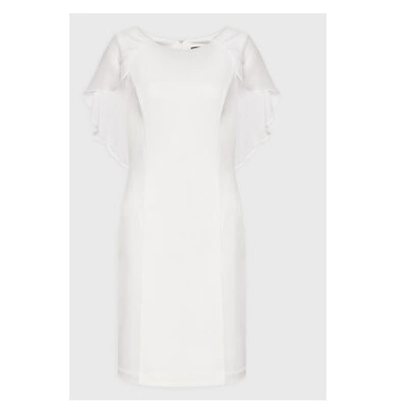 Дамска рокля -  300314982 - Полиестер - 57974 - Бял DKNY