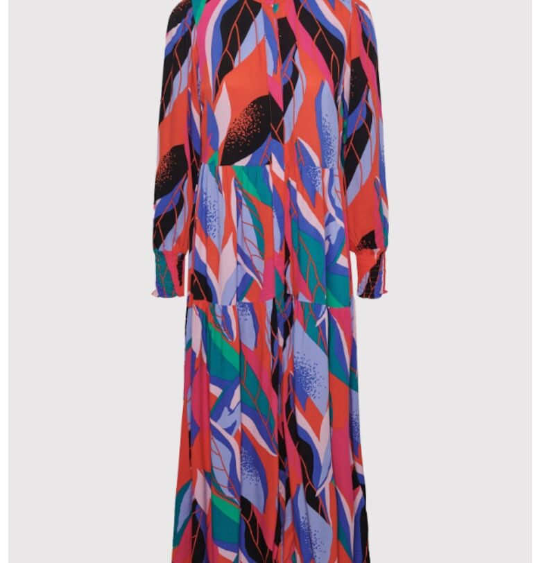 Дамска рокля -  300751886 - Вискоза - Многоцветен Yas