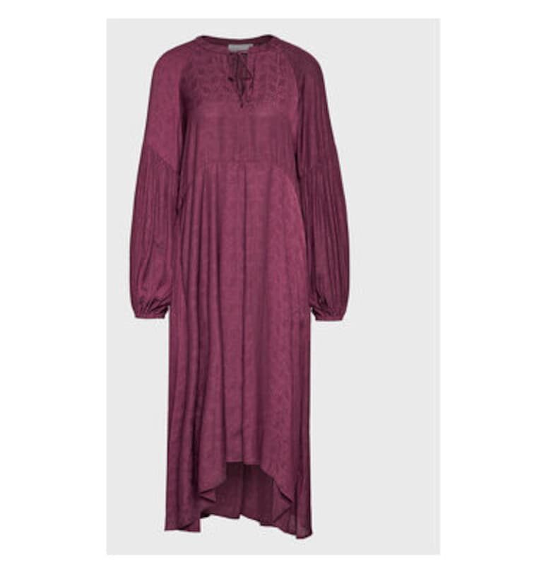 Дамска рокля -  300759455 - Полиестер/Рециклиран полиестер - Лилаво - Лилав Karen by Simonsen