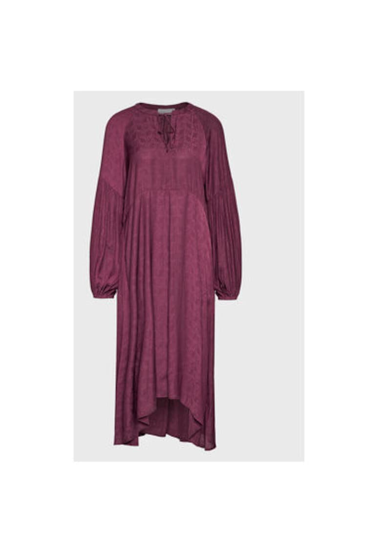 Дамска рокля - 300759455 - Полиестер/Рециклиран полиестер - Лилаво - Лилав Karen by Simonsen