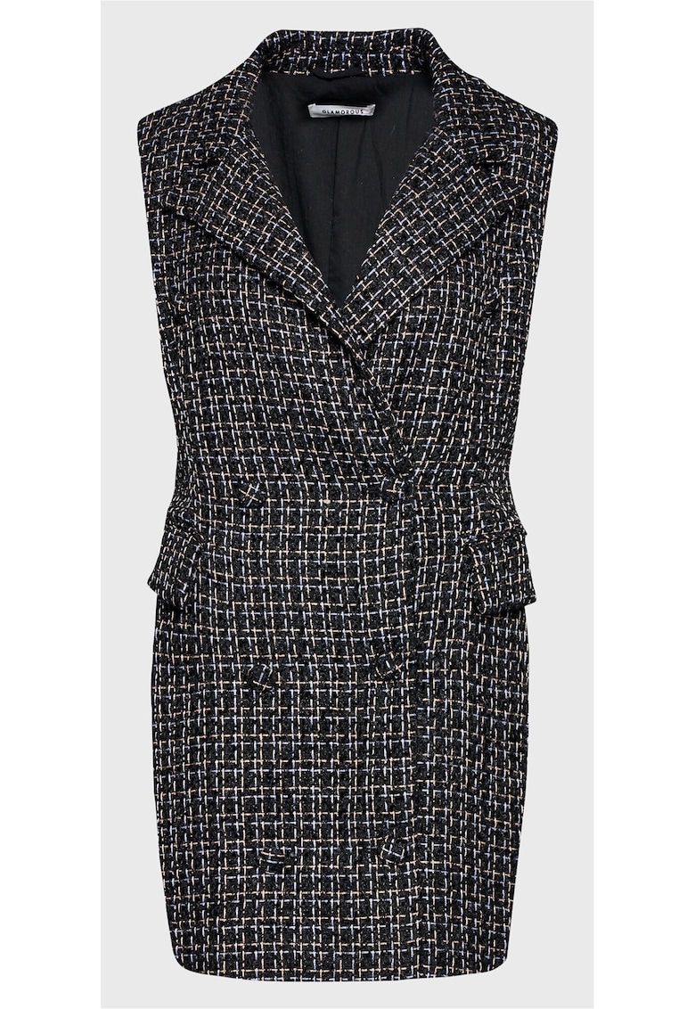 Дамска рокля - 301393788 - Полиестер - Черен - Черен Glamorous