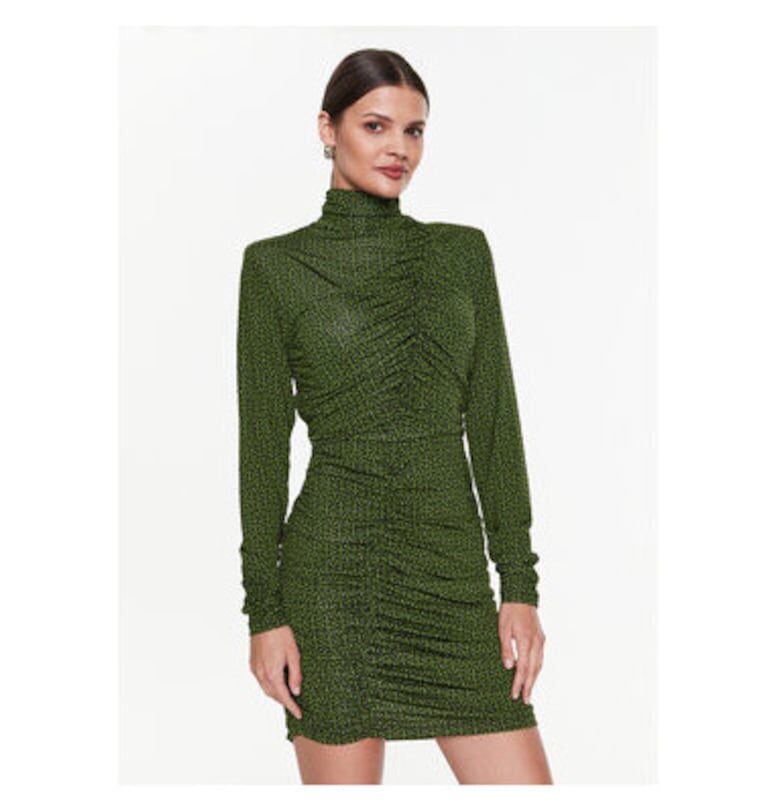 Дамска рокля -  301635321 - Вискоза - S INTL - Зелен GESTUZ