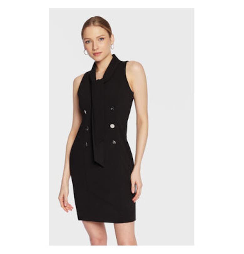 Дамска рокля -  301988977 - Полиестер - 42 EU - Черна DKNY