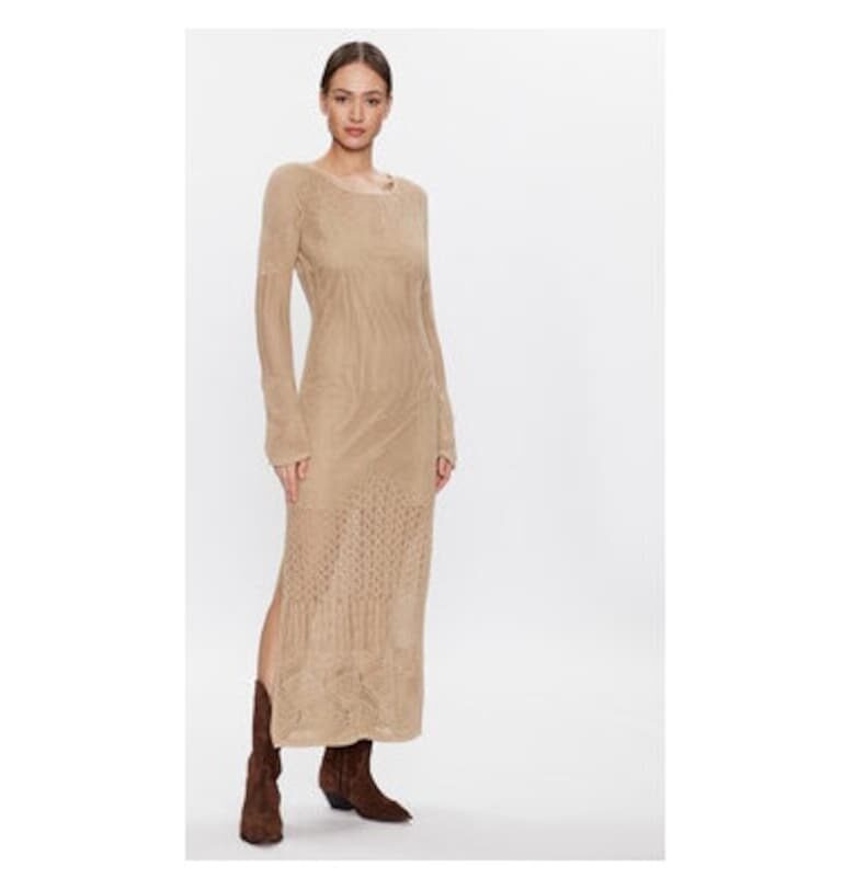 Дамска рокля -  301999140 - Памук - Бежово - Бежов Birgitte Herskind