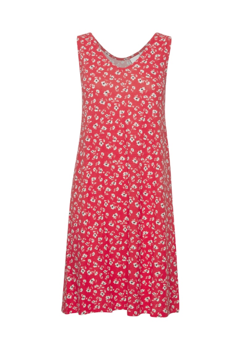 Дамска рокля - 302035663 - Вискоза - Червен ICHI