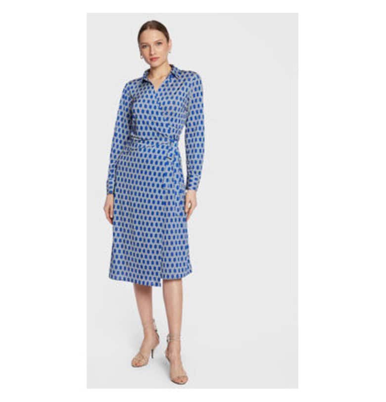 Дамска рокля -  302354351 - Полиестер - Син - Син Replay
