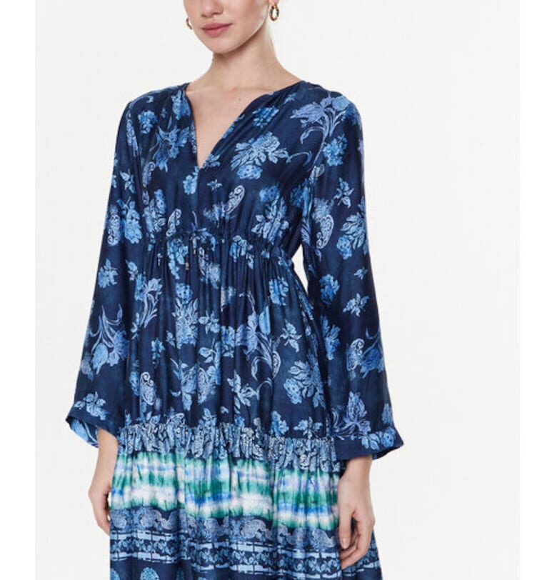 Дамска рокля -  302354689 - Вискоза - Син - Син Replay