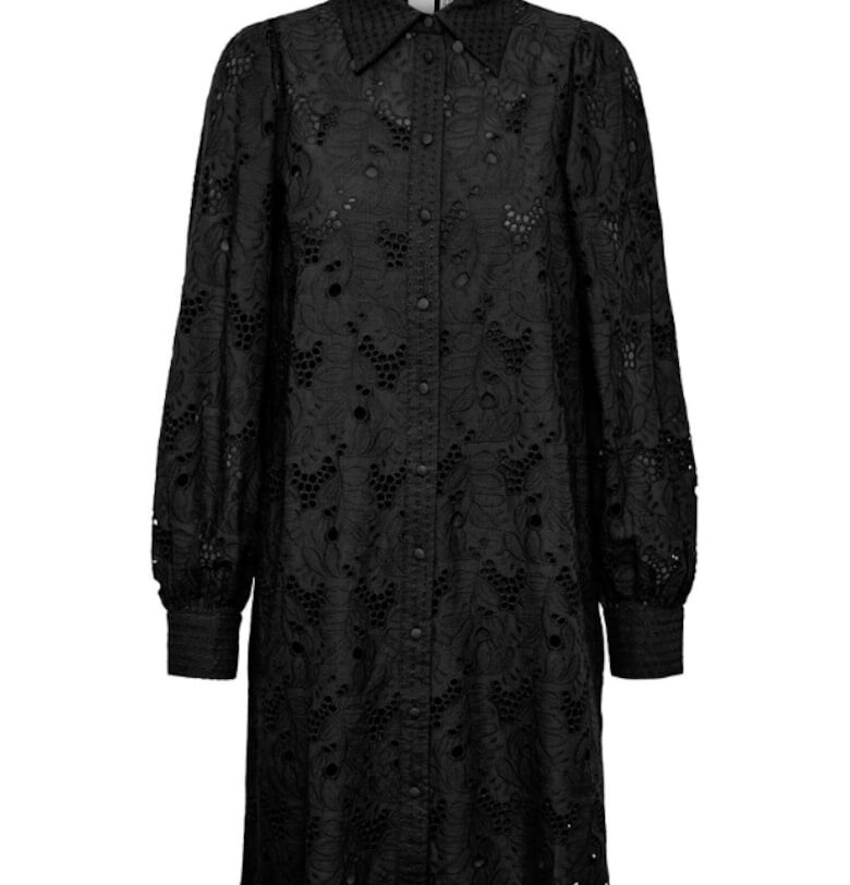 Дамска рокля -  302599318 - Памук - Черен Yas