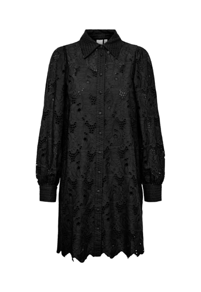 Дамска рокля - 302599318 - Памук - Черен Yas