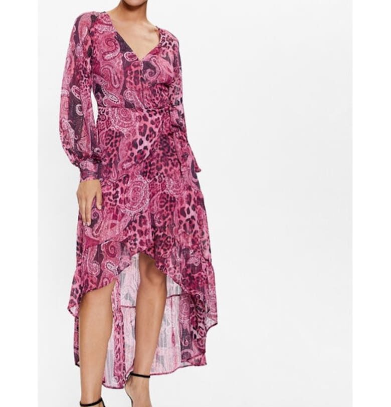 Дамска рокля -  302876051 - Розово GUESS