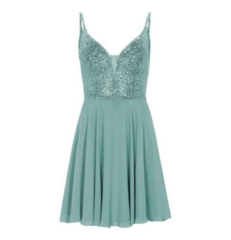 Дамска рокля -  302950638 - Полиестер - - Зелен Swing