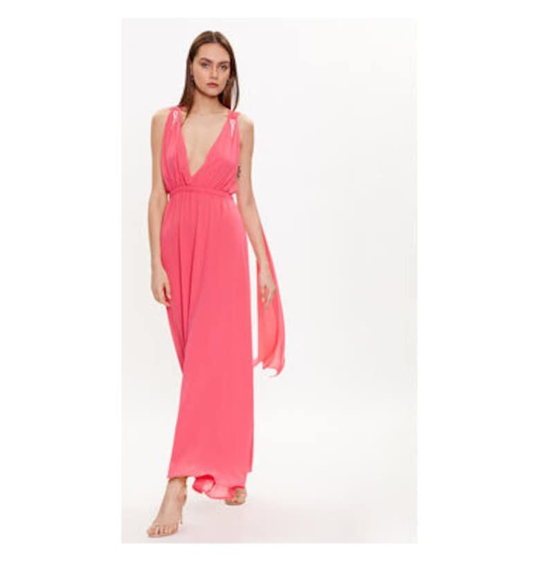 Дамска рокля -  302951949 - Полиестер - Розов - Розово VICOLO