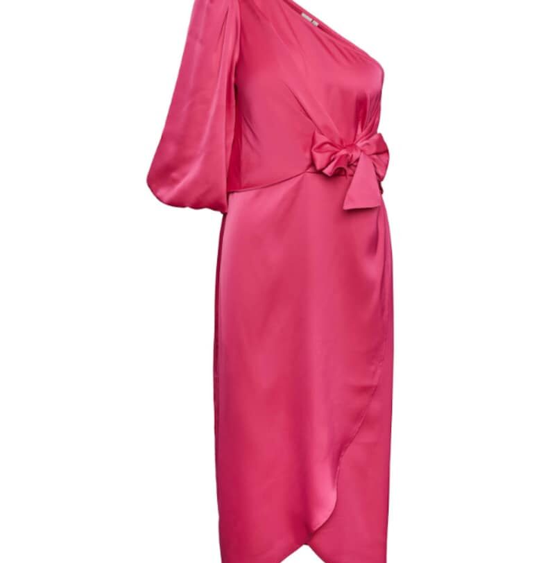 Дамска рокля -  302969210 - Полиестер - Розово Yas