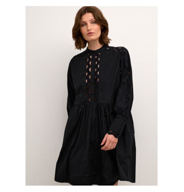 Дамска рокля -  302970100 - Памук - Черен Karen by Simonsen