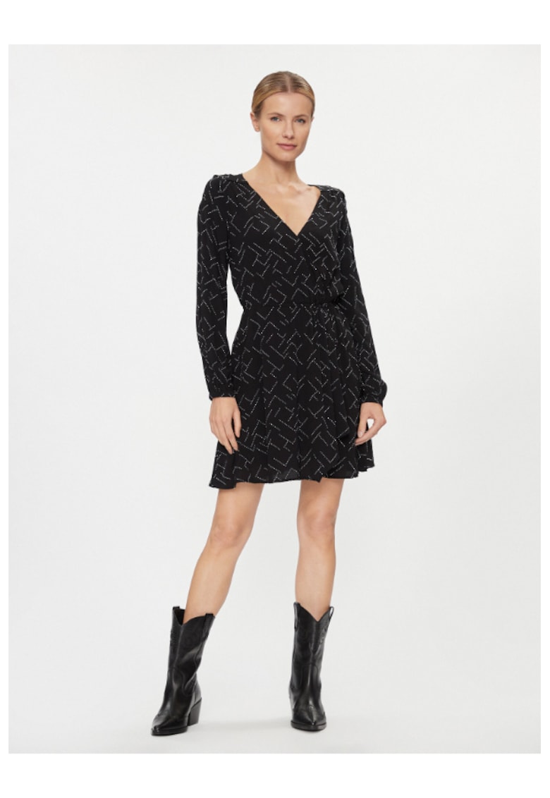 Дамска рокля 303438791 Вискоза - Черен Pepe Jeans