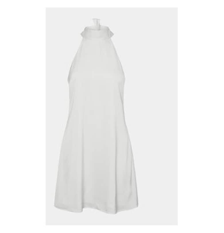 Дамска рокля -  303452285 - Рециклиран полиестер/Полиестер - Бял - Бял Yas