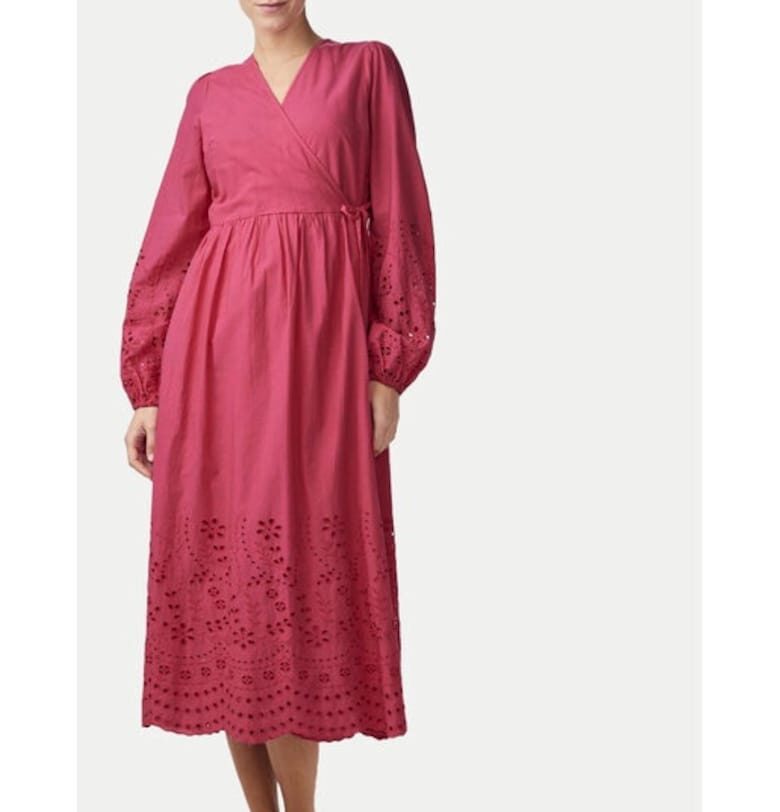 Дамска рокля -  303481520 - Розова - Памук - Розово Yas