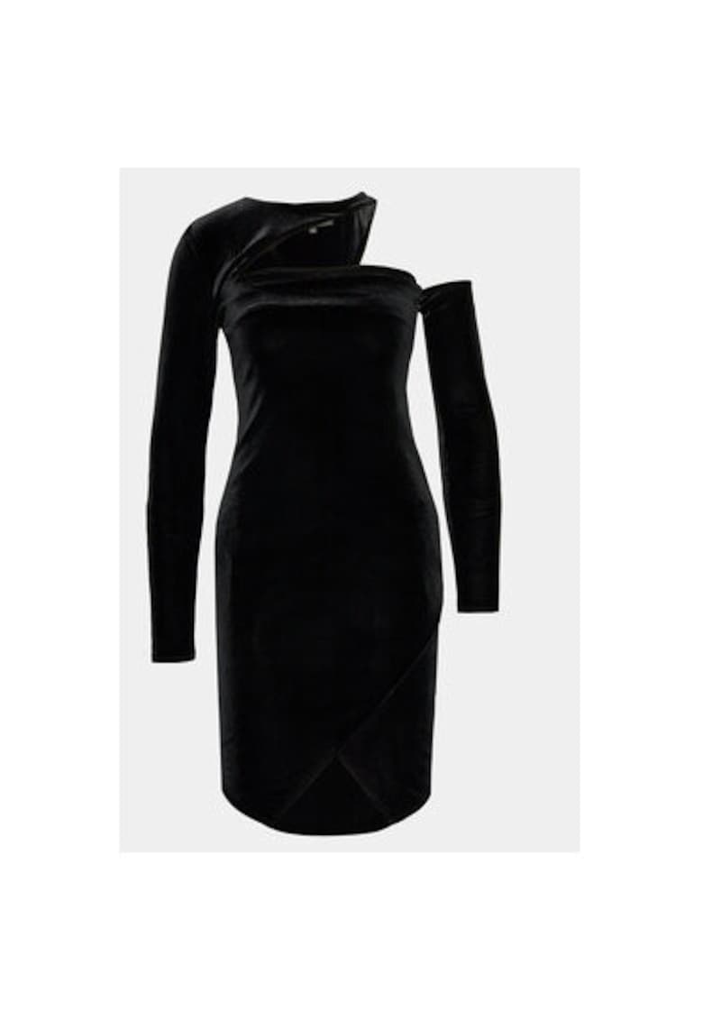 Дамска рокля - 303496685 - Полиестер - Черен Undress code