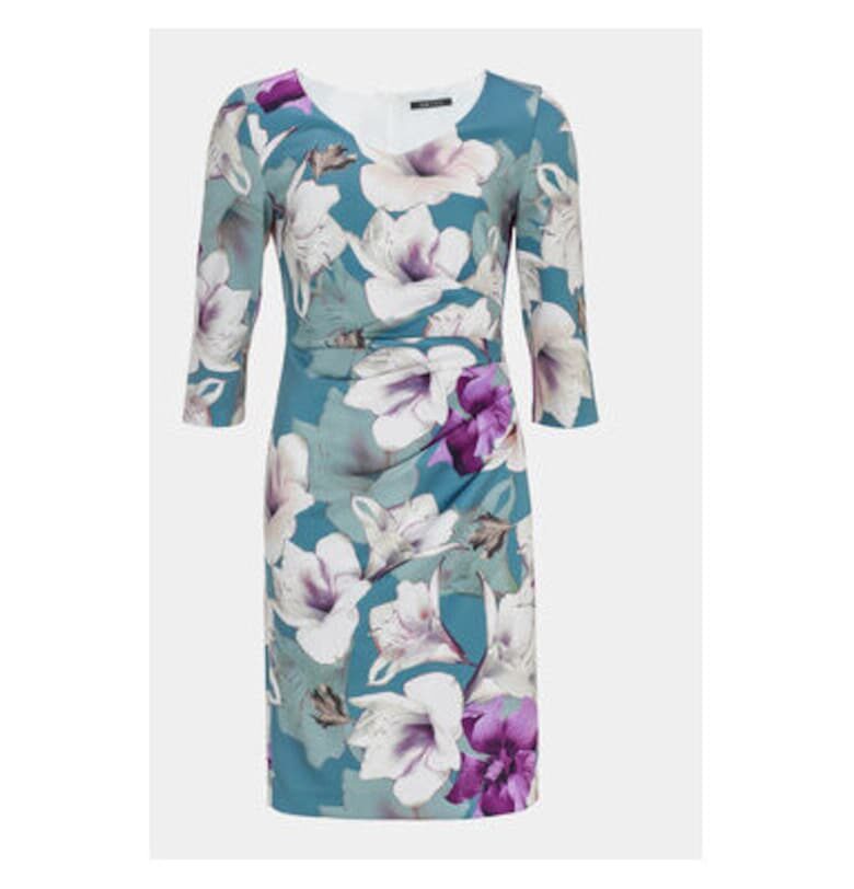 Дамска рокля -  303551858 - Полиестер - Многоцветен - Многоцветен Swing