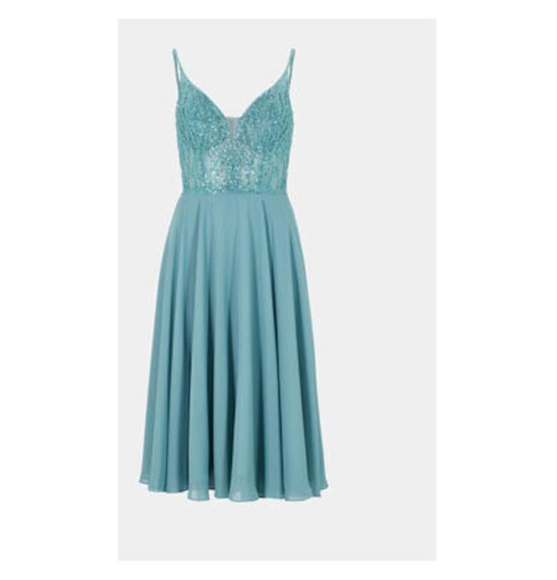 Дамска рокля -  303565015 - Найлон - Син - Син Hey kyla