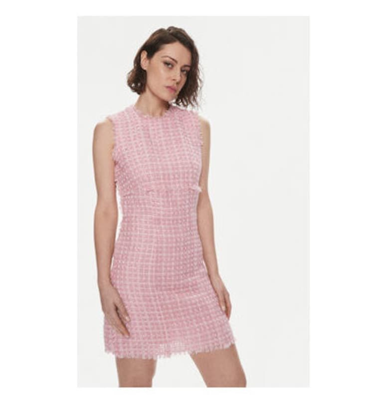 Дамска рокля -  303614201 - Полиестер - Розов - Розово Silvian Heach