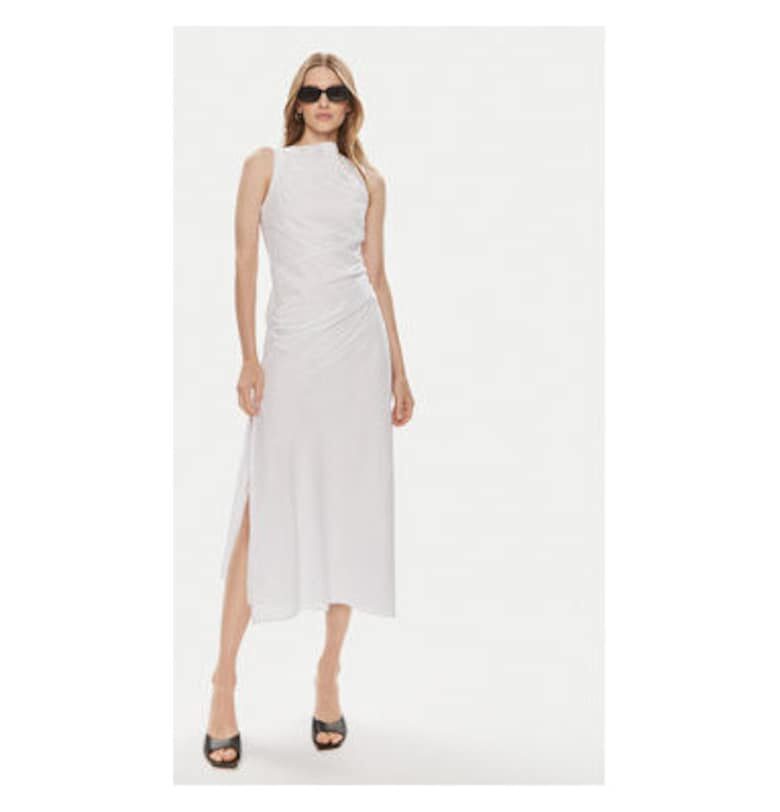 Дамска рокля -  303647445 - Органичен памук - Бяла - Бял Samsoe Samsoe