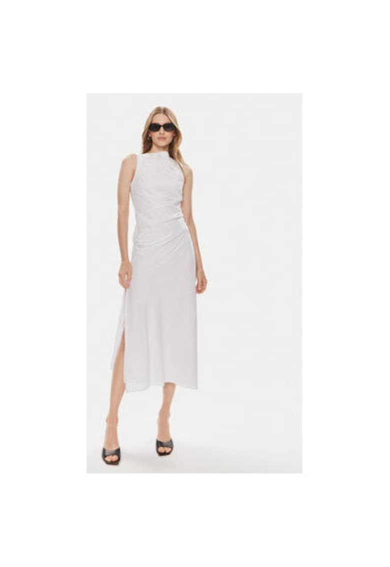 Дамска рокля - 303647445 - Органичен памук - Бяла - Бял Samsoe Samsoe
