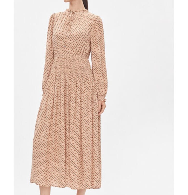 Дамска рокля -  303660369 - Вискоза - Многоцветна - Многоцветен BOSS