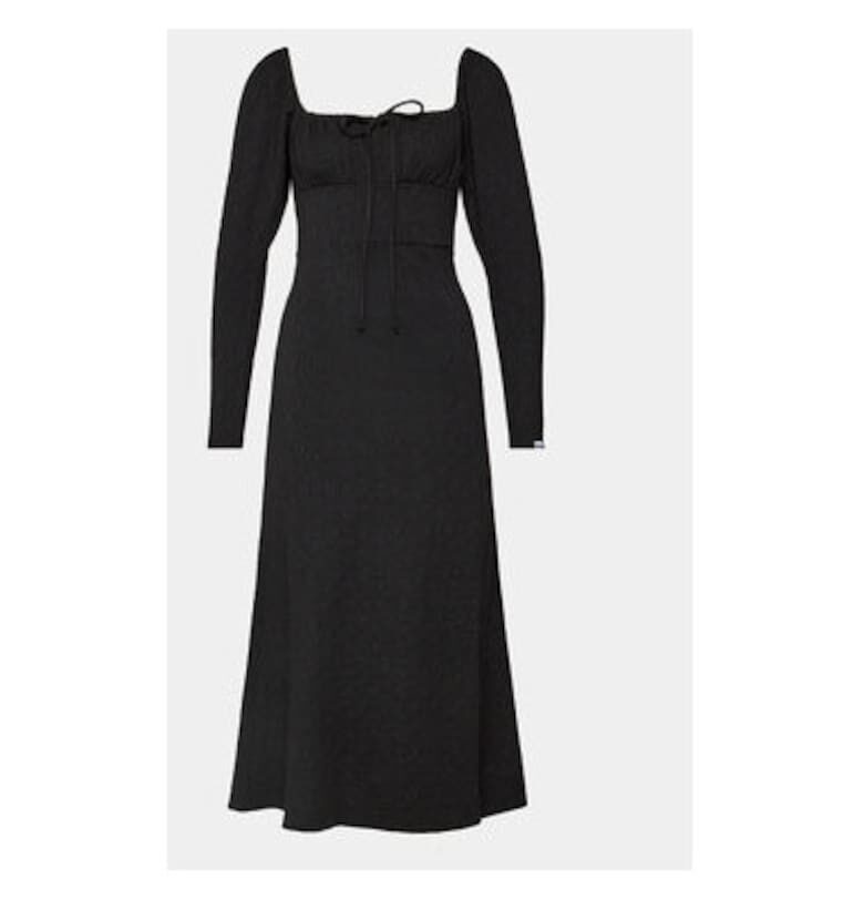 Дамска рокля -  303661571 - Полиестер - Еластан - Черна - Черен HUGO BOSS