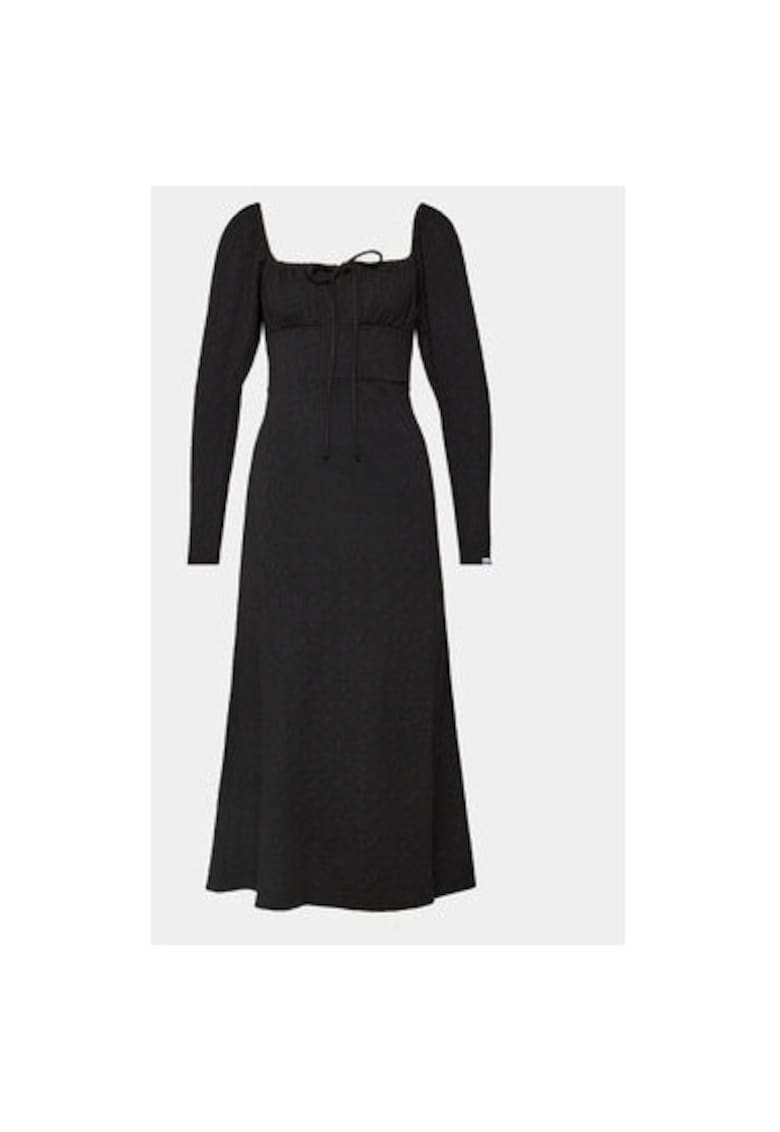 Дамска рокля - 303661571 - Полиестер - Еластан - Черна - Черен HUGO BOSS