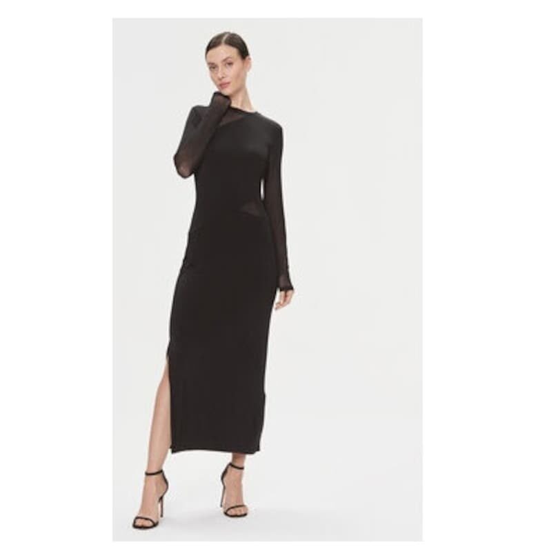 Дамска рокля -  303666392 - Вискоза - Черна - Черен Bruuns Bazaar