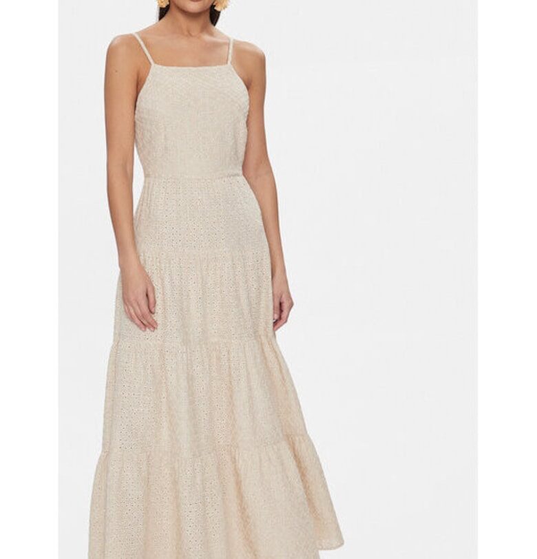 Дамска рокля -  303688189 - Вискоза/Лен - Бежов - Бежов Fracomina