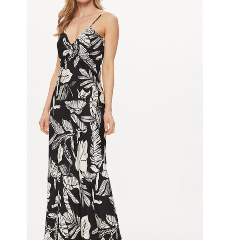 Дамска рокля -  303688202 - Вискоза - Черен Fracomina