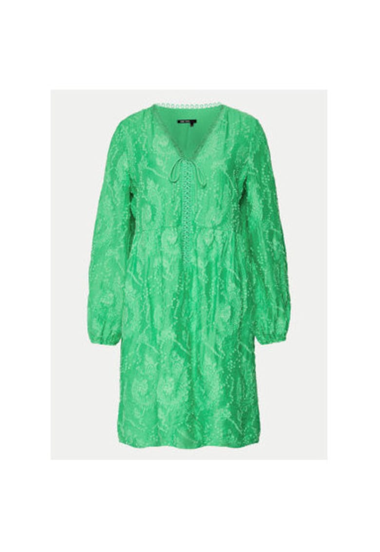 Дамска рокля - 303698706 - Вискоза/Полиестер/Полиамид - Зелена Marc Aurel