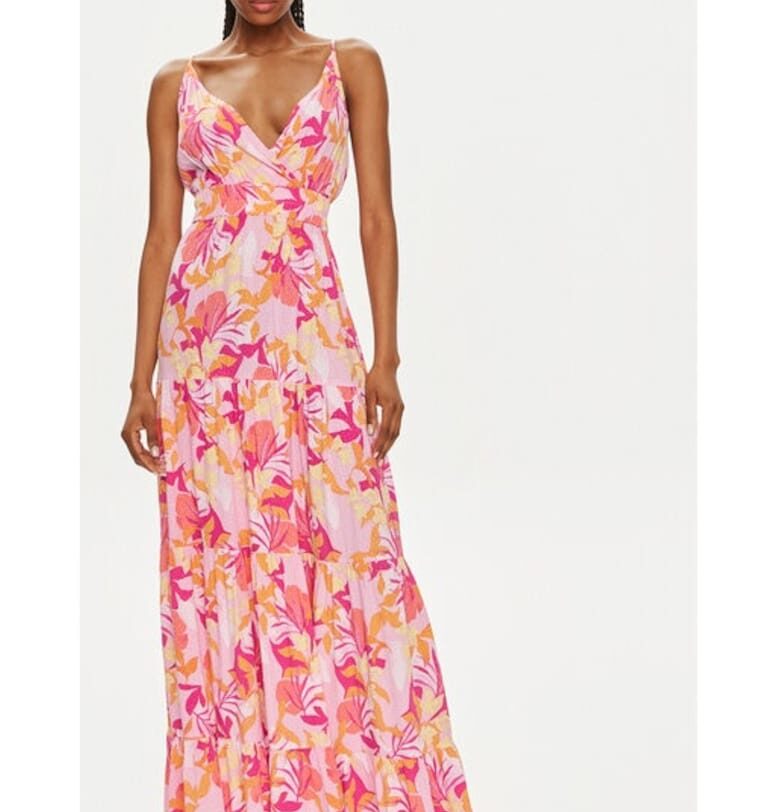 Дамска рокля -  303709693 - Многоцветна - Вискоза Yas