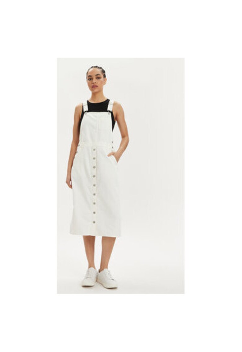 Дамска рокля - 303866679 - Памук - Бяла - Бял Levis