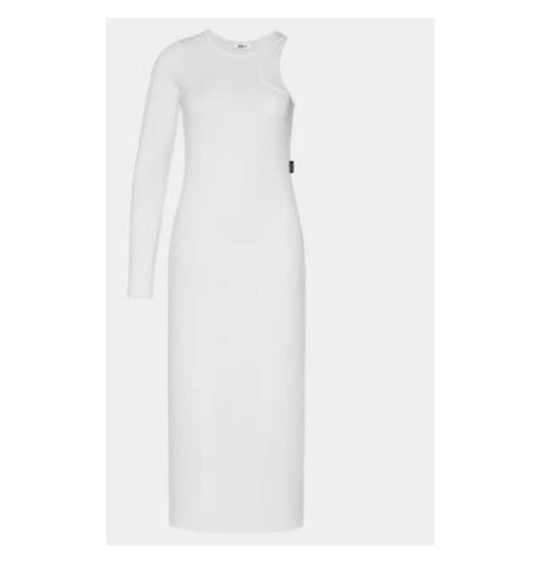 Дамска рокля -  303878436 - Памук - Бял - Бял Replay