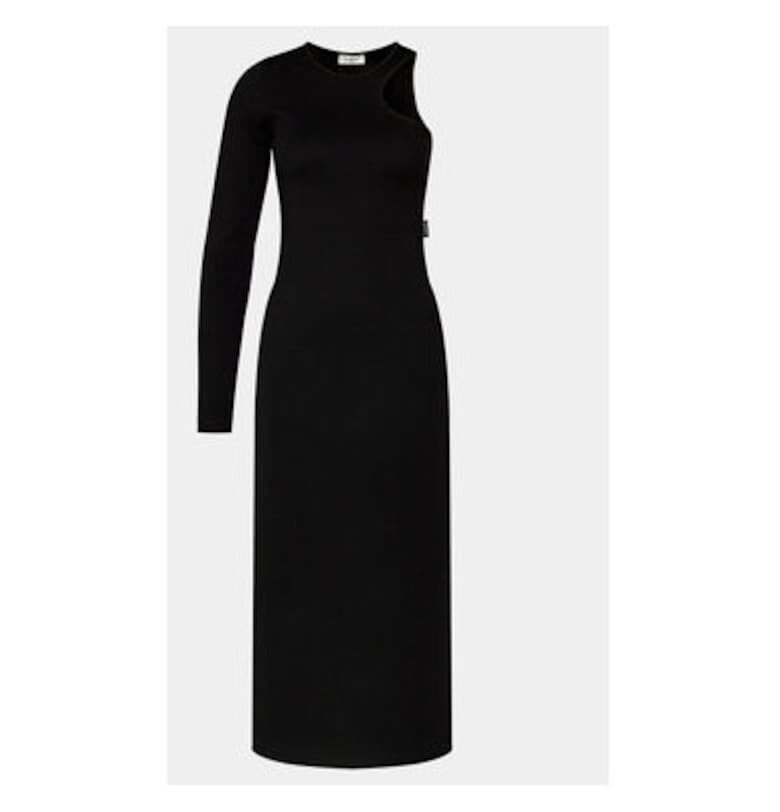 Дамска рокля -  303878443 - Памук - Черен - Черен Replay