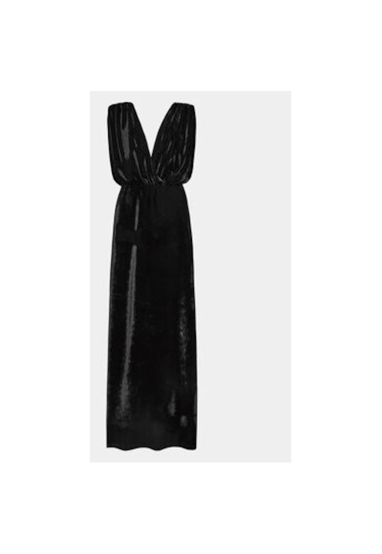 Дамска рокля - 303890865 - Полиестер - 43778 - Черен kontatto