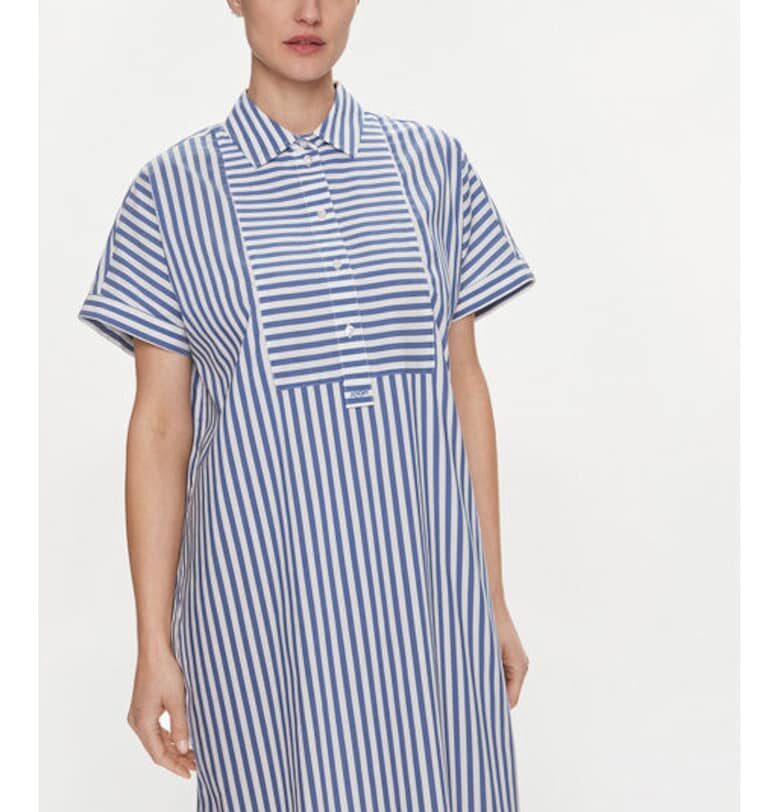 Дамска рокля -  303931148 - Памук/Полиамид - Син - Син Joop