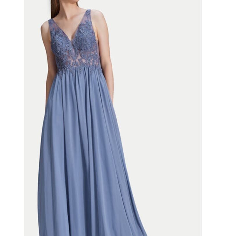 Дамска рокля -  303941574 - Найлон - Син Hey kyla