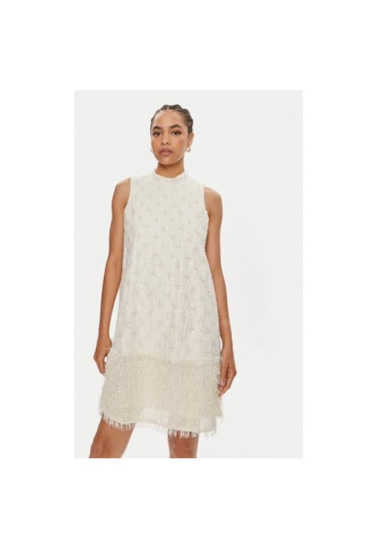 Дамска рокля - 303956950 - Полиестер/Полиамид - Бежов - Бежов Bruuns Bazaar