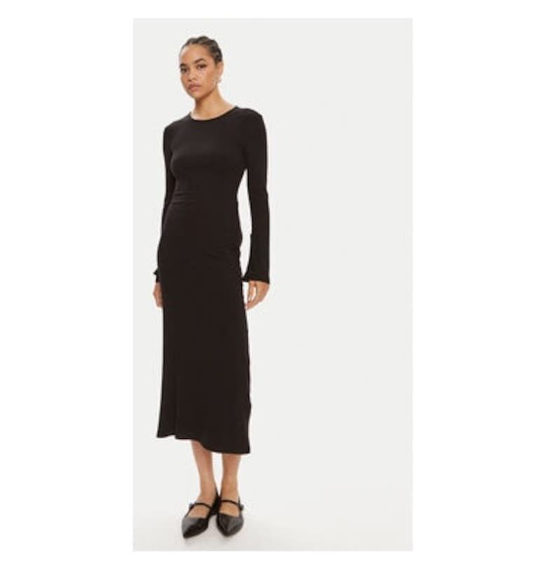 Дамска рокля -  303956981 - Вискоза - Черна - Черен Bruuns Bazaar