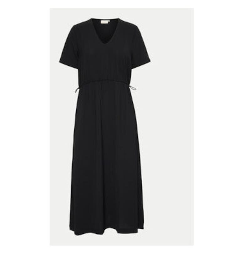 Дамска рокля -  303964702 - Полиестер - Черен kaffe