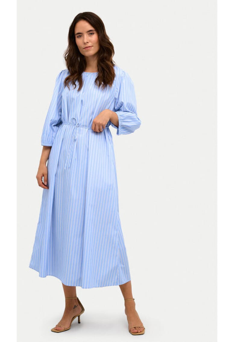 Дамска рокля 303964887 - Полиестер/Памук - Син kaffe