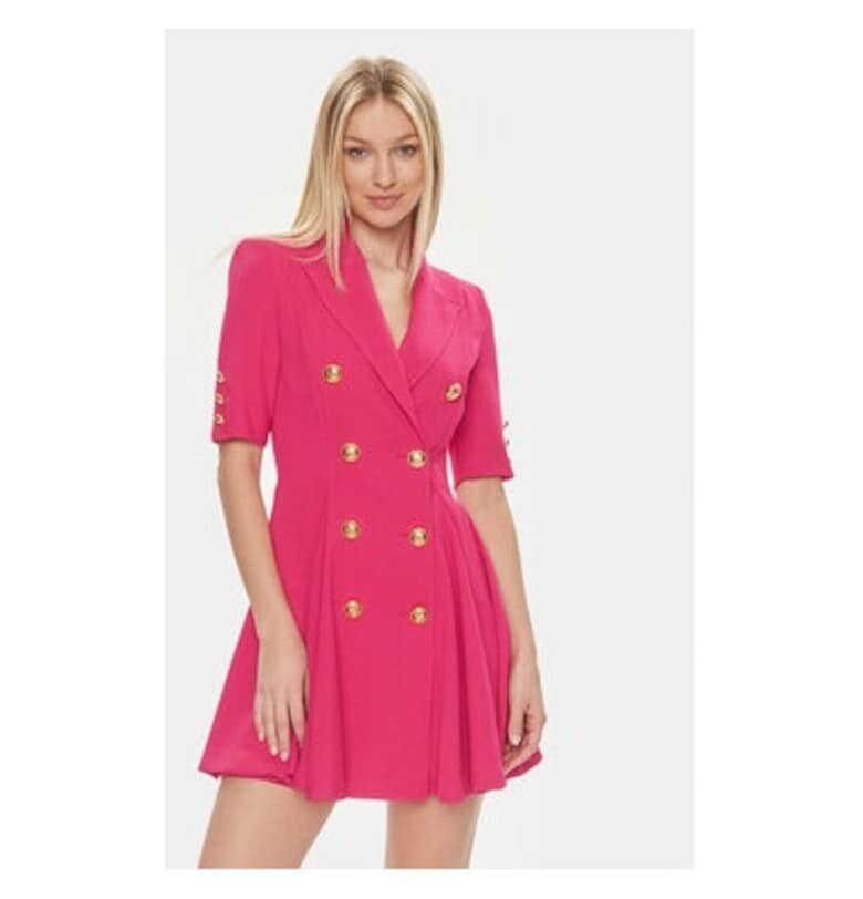 Дамска рокля -  304078255 - Полиамид - Розов - Розово Babylon