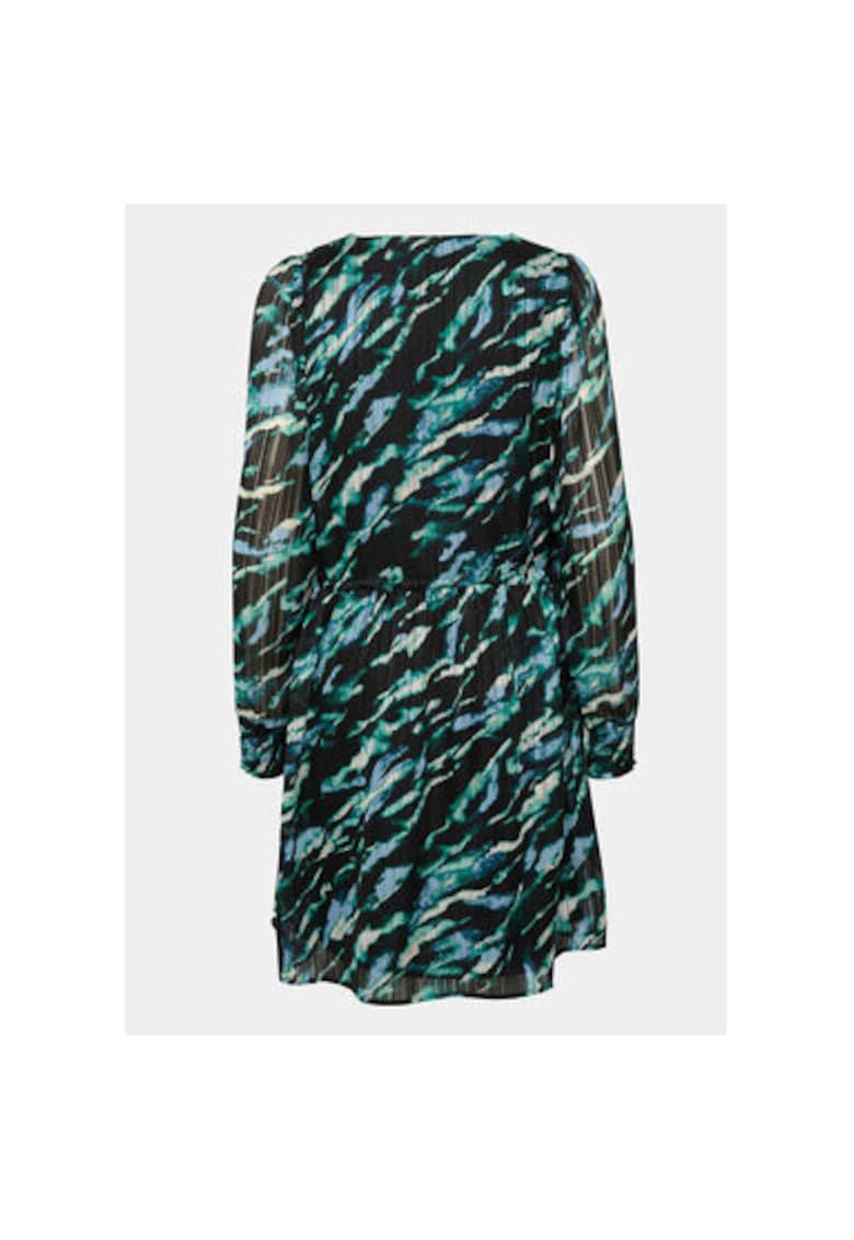 Дамска рокля - 304099243 - Полиестер - Зелен - Зелен kaffe