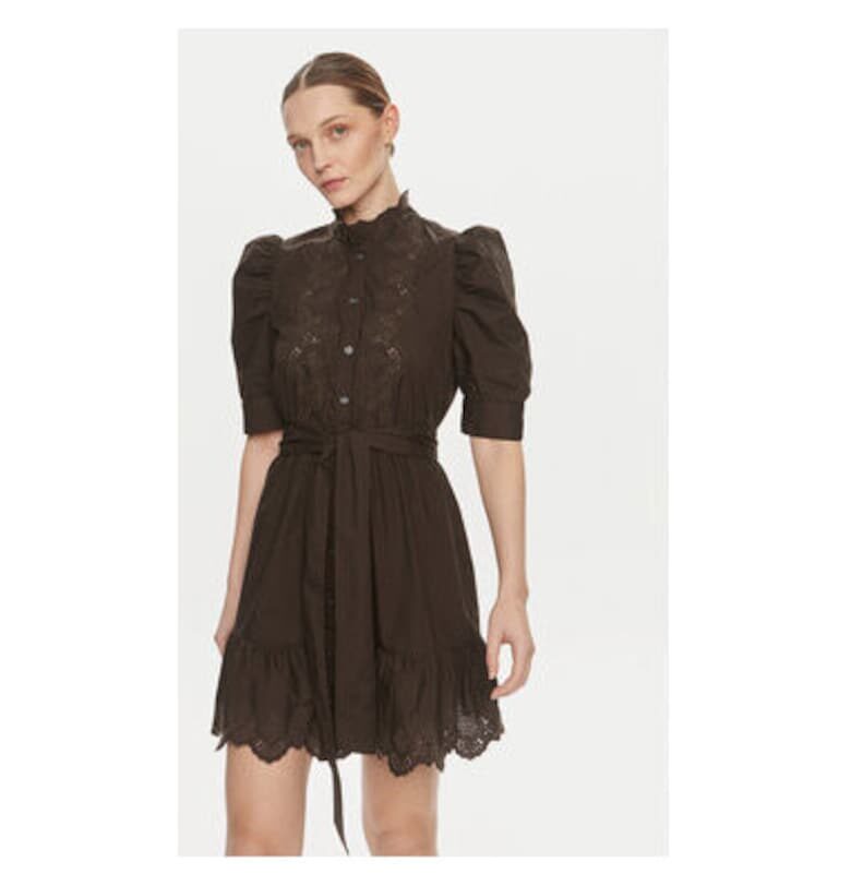 Дамска рокля -  304164132 - Памук - Черен - Черен GAP