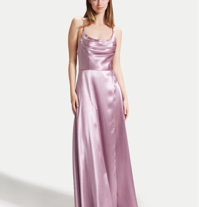 Дамска рокля -  304165764 - Полиестер - Розов - Розово Hey kyla